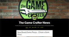 Desktop Screenshot of news.thegamecrafter.com