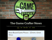 Tablet Screenshot of news.thegamecrafter.com
